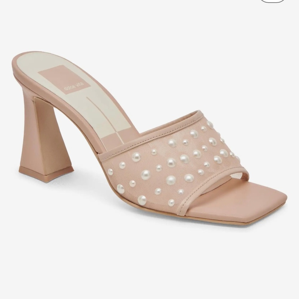 Narda Pearl Blush Sandal Heel